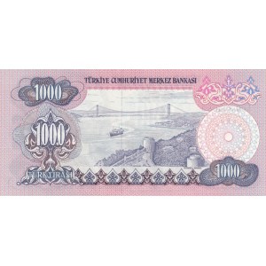 Turkey, 1.000 Lira, 1974, UNC (-), 6/1. Emission, p191