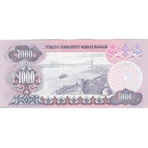 Turkey, 1.000 Lira, 1979, UNC, 6/2. Emission, p191, E01 first prefix