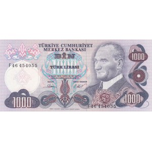 Turkey, 1.000 Lira, 1981, UNC, 6/3. Emission, p191