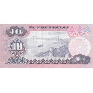 Turkey, 1.000 Lira, 1981, UNC, 6/3. Emission, p191