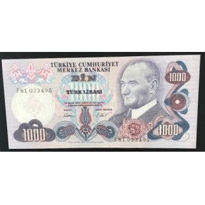 Turkey, 1.000 Lira, 1981, UNC, 6/3. Emission, p191