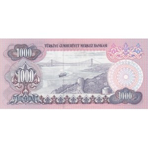 Turkey, 1.000 Lira, 1981, UNC, 6/3. Emission, p191, F01 first prefix