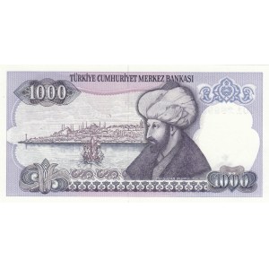 Turkey, 1.000 Lira, 1986, UNC, 7/1. Emission, p196, C01 first prefix