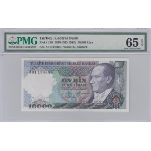 Turkey, 10.000 Lira, 1982, UNC, 7/1. Emission, p199, A01