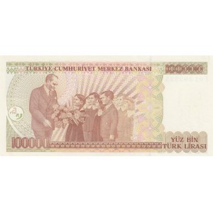 Turkey, 100.000 Lira, 1996, UNC, p205c, F01