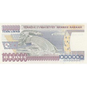 Turkey, 1.000.000 Lira, 2002, UNC, 7/3. Emission, p209c, O01 first prefix