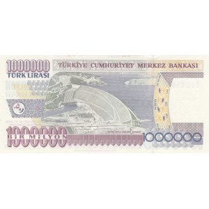 Turkey, 1.000.000 Lira, 2002, UNC, 7/3. Emission, p209c, T01 first prefix