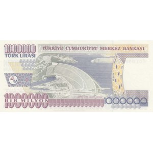 Turkey, 1.000.000 Lira, 2002, UNC, 7/3. Emission, p209c, U01 first prefix