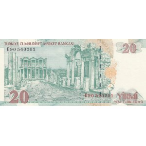 Turkey, 20 New Turkish Lira, 2005, UNC, 8/1. Emission, p219, B90
