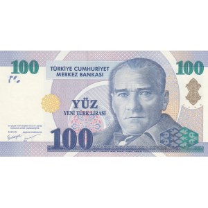 Turkey, 100 New Turkish Lira, 2005, UNC, 8/1. Emission, p221