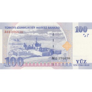 Turkey, 100 New Turkish Lira, 2005, UNC, 8/1. Emission, p221