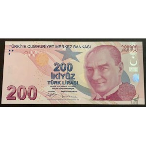 Turkey, 200 Lira, 2017, UNC, 9/3. Emission, p228c, C001