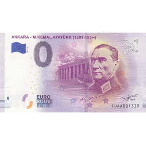 Turkey, 0 Euro, 2019, UNC, FANTASY BANKNOTE, Atatürk