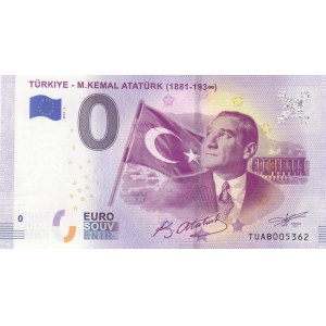 Turkey, 0 Euro, 2019, UNC, FANTASY BANKNOTE, Atatürk