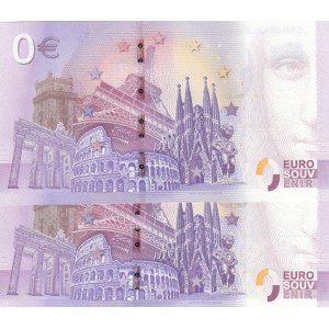 Turkey, 0 Euro, 2019, UNC, FANTASY BANKNOTE, Çanakkale, (Total 2 banknotes)