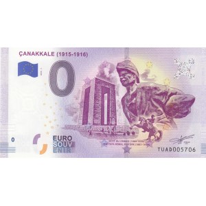 Turkey, 0 Euro, 2019, UNC, FANTASY BANKNOTE, Çanakkale