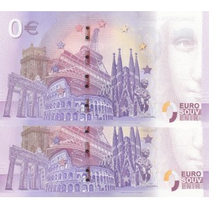Turkey, 0 Euro, 2019, UNC, FANTASY BANKNOTE, Şanlıurfa- Göbeklitepe, (Total 2 banknotes)