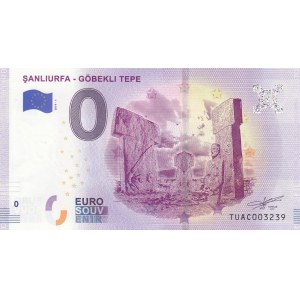 Fantasy banknotes, 0 Euro, 2018, UNC, Şanlıurfa-  Göbekli Tepe