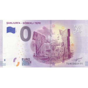 Fantasy banknotes, 0 Euro, 2018, UNC, Şanlıurfa-  Göbekli Tepe