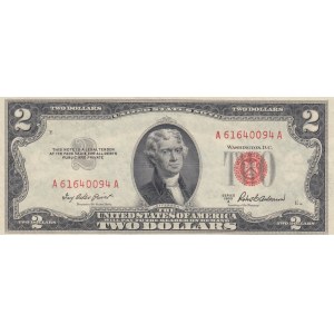 United States of America, 2 Dollars, 1953, UNC, p380