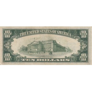 United States of America, 10 Dollars, 1934, XF, p430L