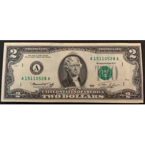 United States of America, 2 Dollars, 1976, UNC, p461, (Total 54 consecutive banknotes)