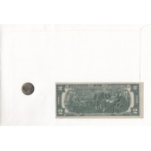 United States of America, 2 Dollars, 1976, UNC, p461, FOLDER