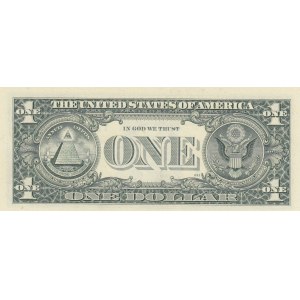 United States of America, 1 Dollar, 1995, UNC, p496, 6 DIGIT RADAR