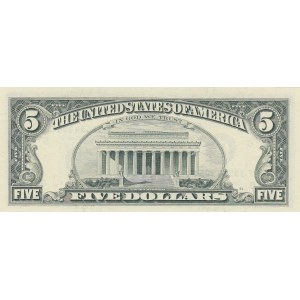 United States of America, 5 Dollars, 1995, UNC, p498