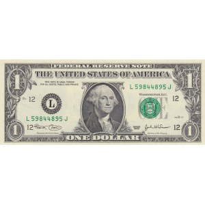 United States of America, 1 Dollar, 2003, UNC, p515, RADAR