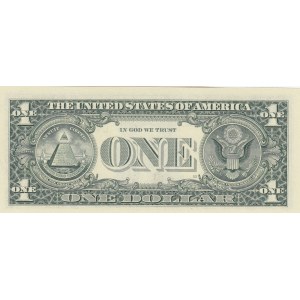 United States of America, 1 Dollar, 2003, UNC, p515, 6 DIGIT RADAR