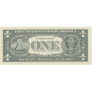United States of America, 1 Dollar, 2006, UNC, p523, 6 DIGIT RADAR