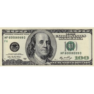 United States Of America, 100 Dollars, 2006, AUNC, p528