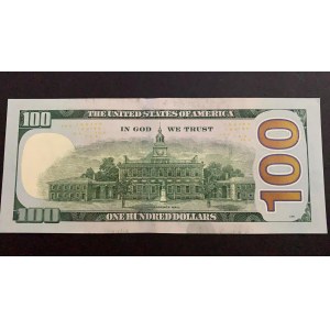 United States Of America, 100 Dollars, 2013, AUNC, p543