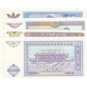 Uzbekistan, 10 Sum, 25 Sum, 50 Sum and 100 Sum, 1994, UNC, (Total 4 banknotes)