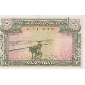 Viet-Nam, 5 Dong, 1955, UNC, p2