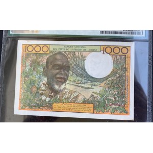 West African States, Ivory Coast, 1.000 Francs, 1959-65, XF, P103a1