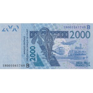 West African States, Benin, 2.000 Francs, 2018, UNC, P216b