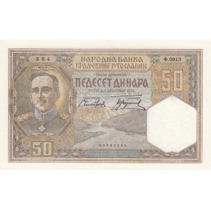 Yugoslavia, 50 Dinara, 1931, UNC, p28