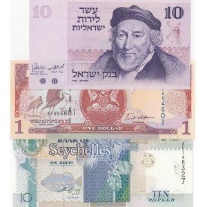 Mix Lot, 3 banknotes, all from different countries, (Total 3 banknotes)