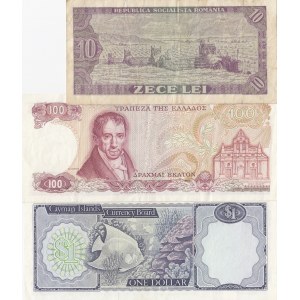 Mix Lot, Three banknotes of different countries