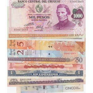 South American countries lot, all in UNC condition
