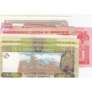 Mix Lot, 7 banknotes in whole UNC condition