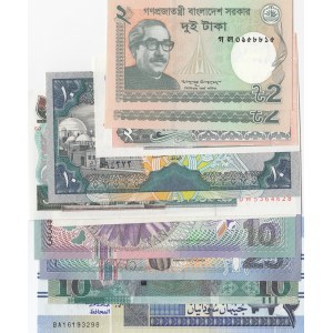 Mix Lot, 11 banknotes in whole UNC condition