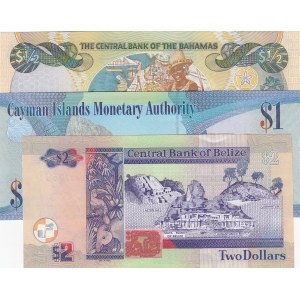 Mix Lot, Total 3 pieces, in UNC condition, Queen Elizabeth II banknote