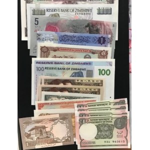 Mix Lot, Total  20 UNC banknotes