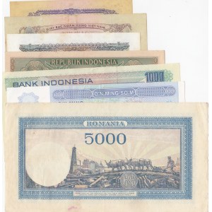 Mix Lot, 7 different banknotes in AUNC/UNC condition