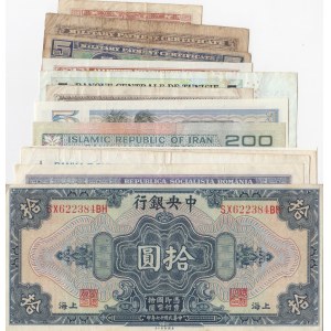 Mix Lot, 14 different banknotes.