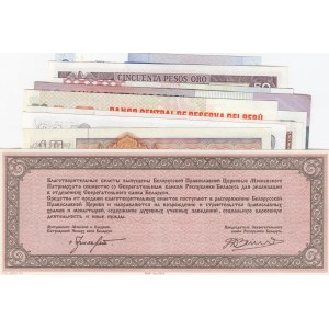 Mi Lot, 10 different banknotes. AUNC/ UNC
