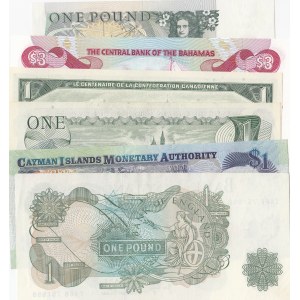 Mix Lot, Total 6 pcs UNC condition QUEEN ELIZABETH II banknotes